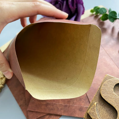 Retro Brown Paper Envelopes 5PCS