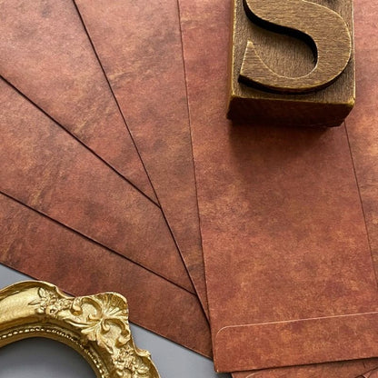 Retro Brown Paper Envelopes 5PCS