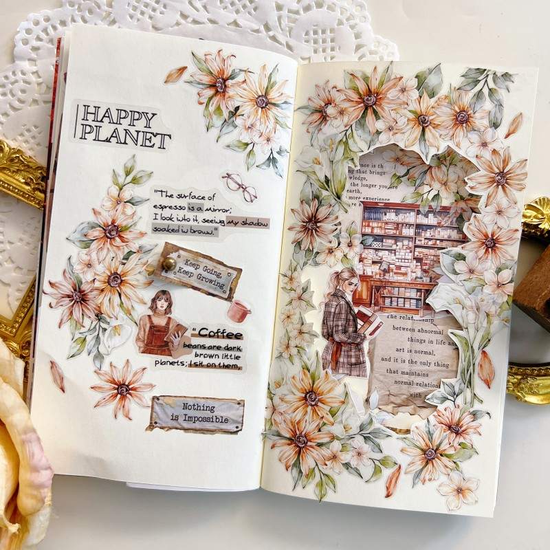 Letter Across Time Sticker 75PCS