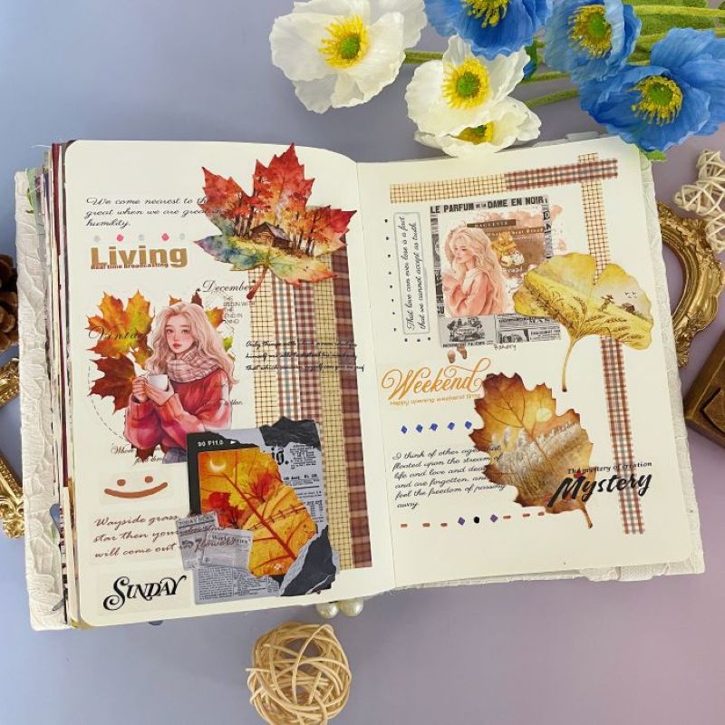 Vintage Plaid Washi Tape Set | Dian Dian