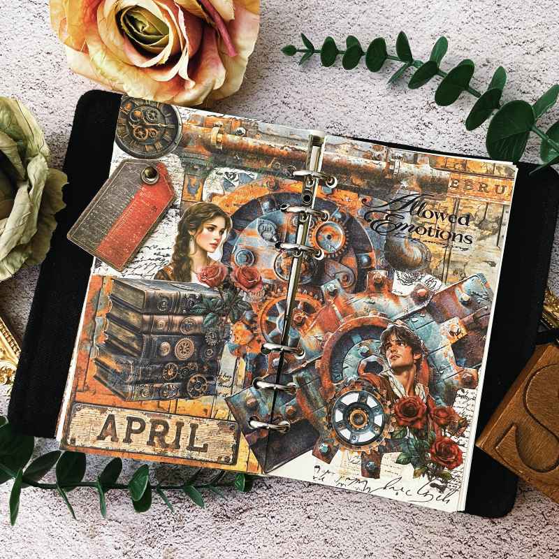 Rust Relic Ephemera Mystery Kit 90PCS