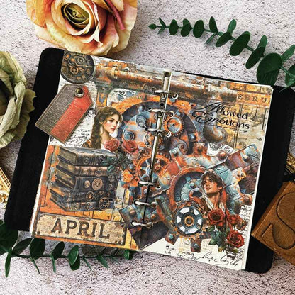 Rust Relic Ephemera Mystery Kit 90PCS