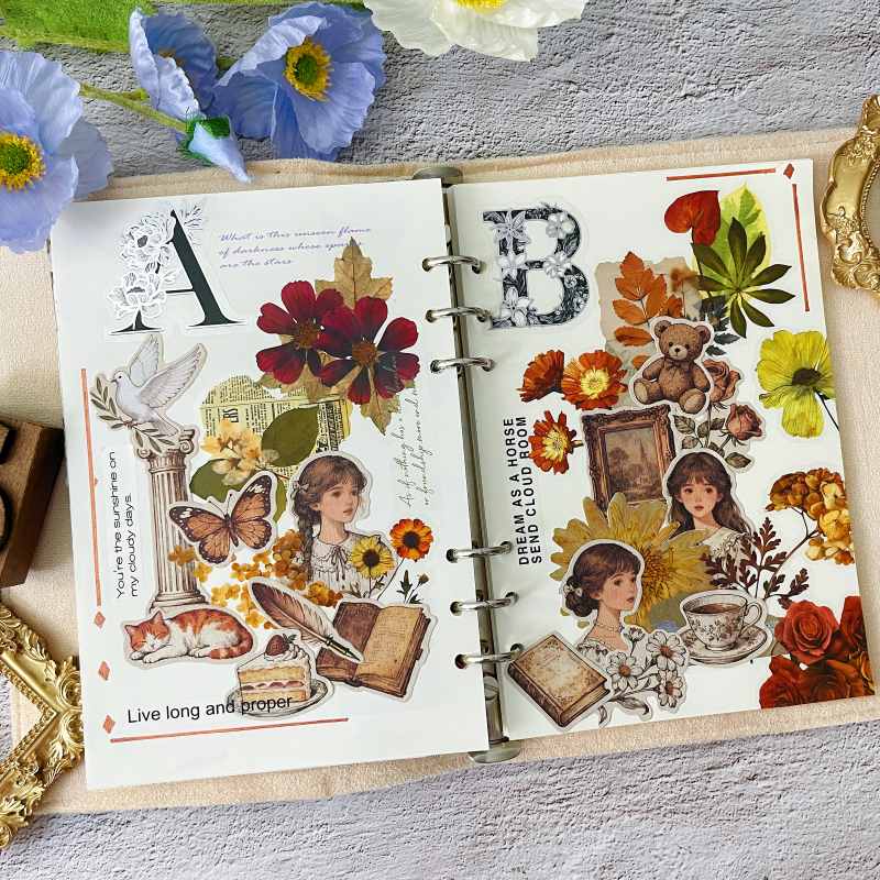 Alpha Numeric Sticker 50PCS