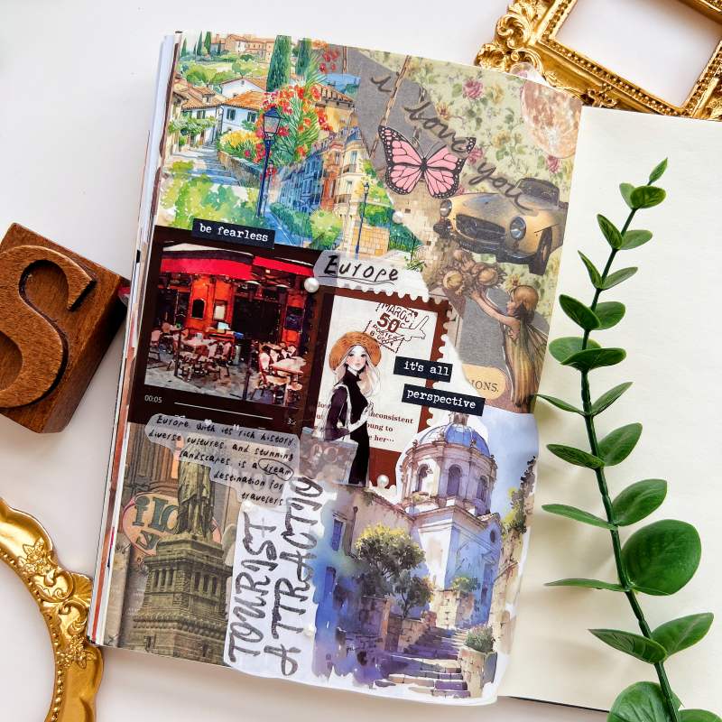 Wander Notes Ephemera Mystery Kit 65PCS