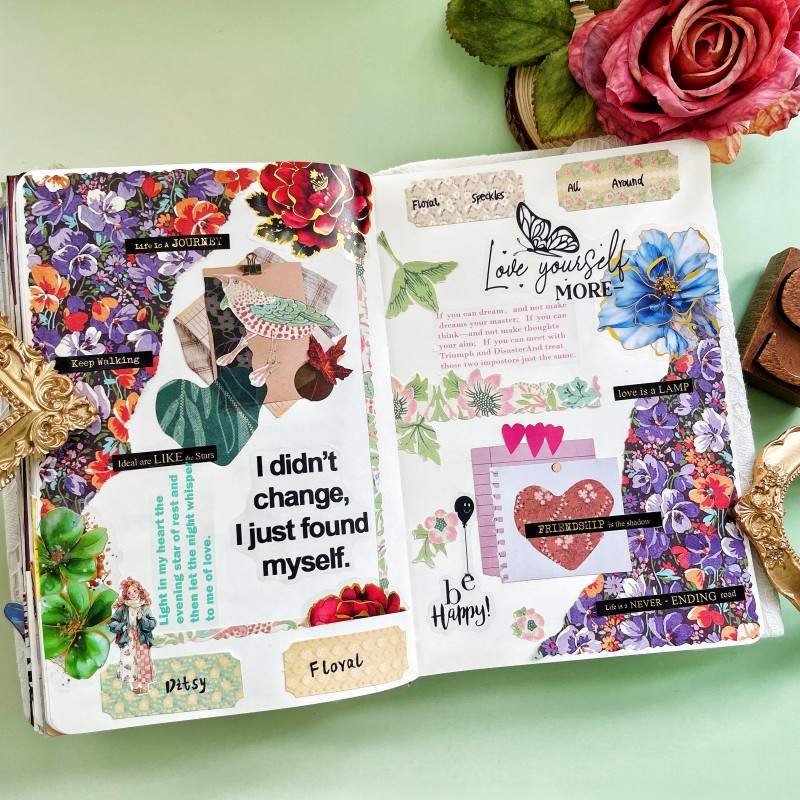 Multi Petal Ephemera Mystery Kit 70PCS