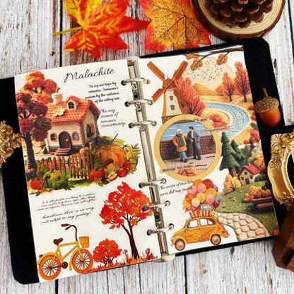Autumn Journey Ephemera Mystery Kit 60PCS