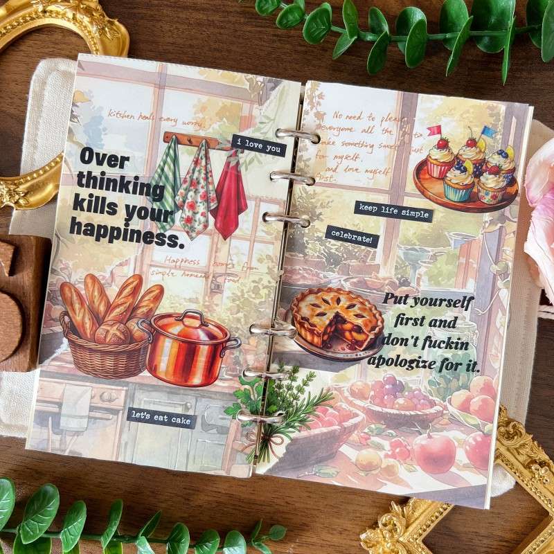 Kitchen Stories Ephemera Mystery Kit 70PCS