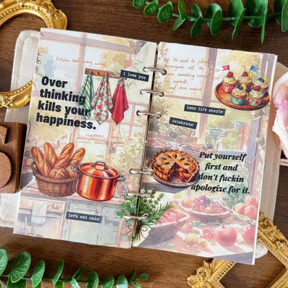 Kitchen Stories Ephemera Mystery Kit 70PCS