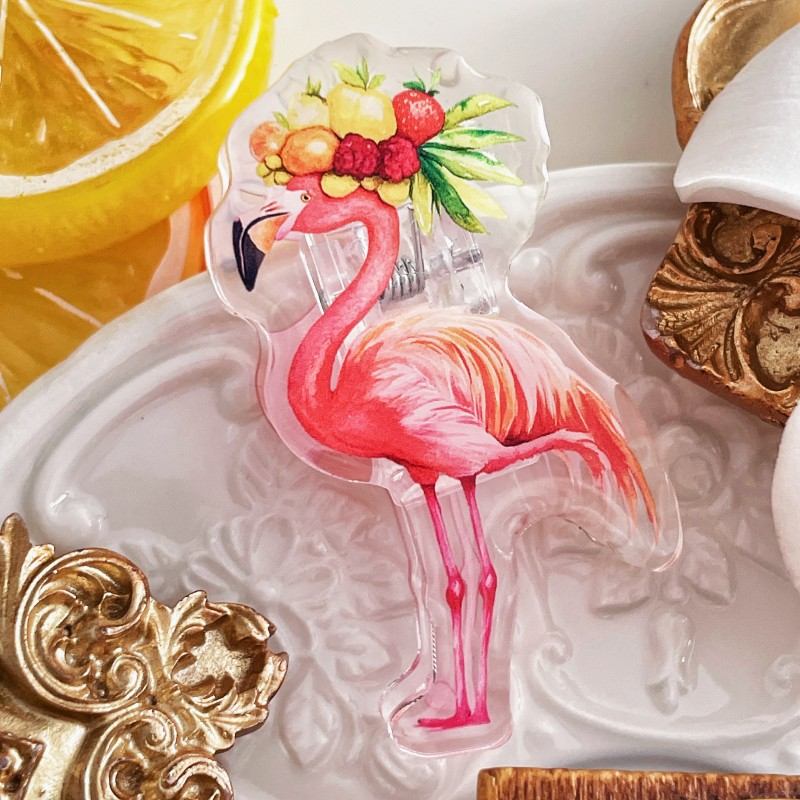 Pink Flamingo Paper Clip