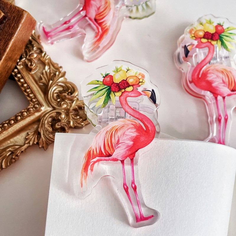 Pink Flamingo Paper Clip
