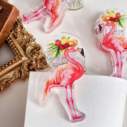 Pink Flamingo Paper Clip