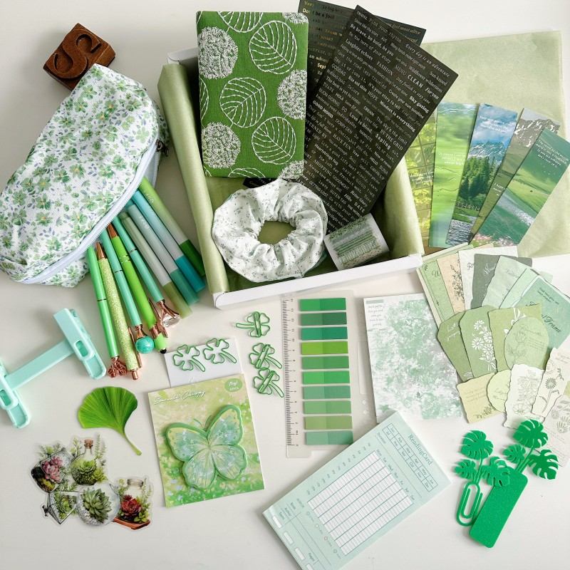 Sage Green Bookish Box