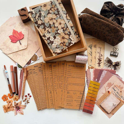 Mocha Brown Bookish Box