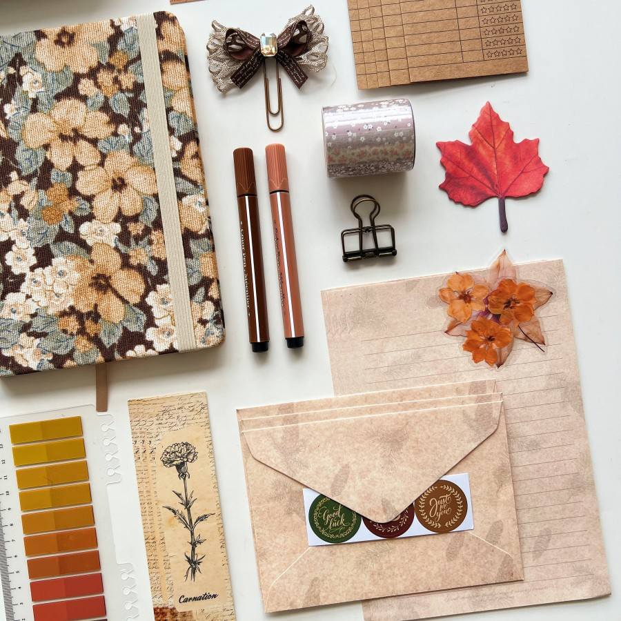 Mocha Brown Bookish Box