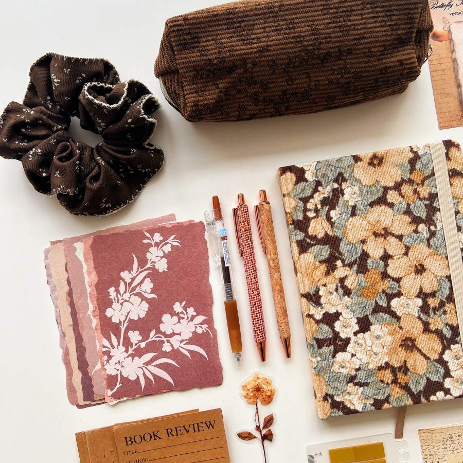 Mocha Brown Bookish Box