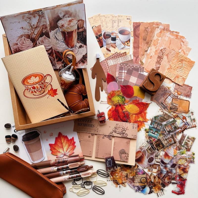 Cozy Coffee Journaling & Stationery Box