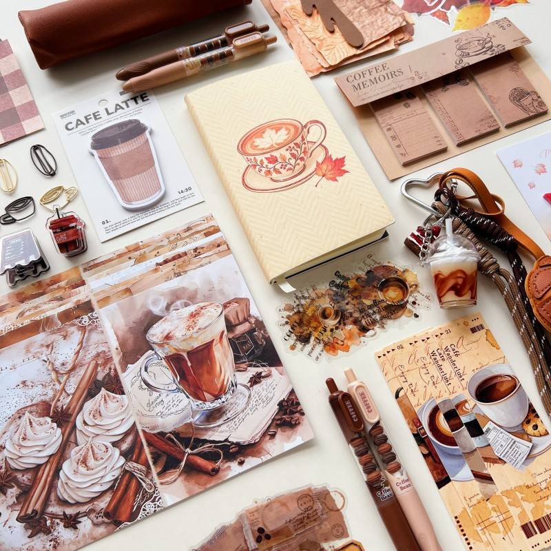 Cozy Coffee Journaling & Stationery Box