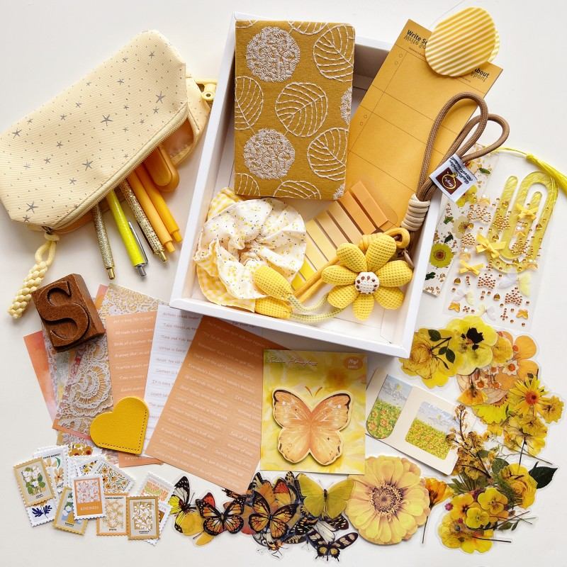 Sunshine Yellow Bookish Box