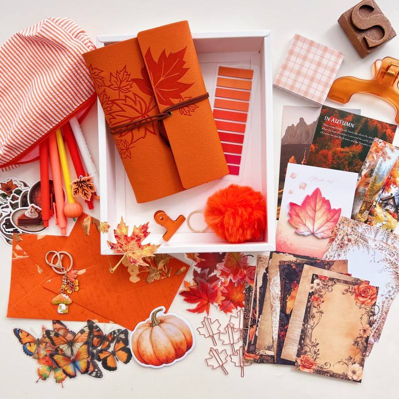 Autumn Orange Bookish Box