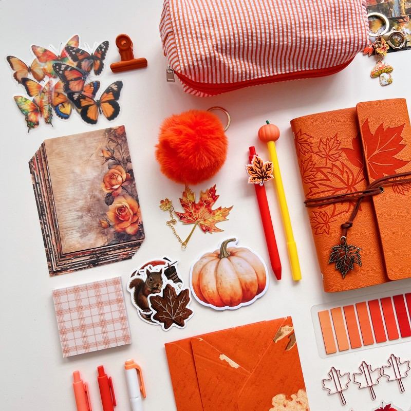 Autumn Orange Bookish Box