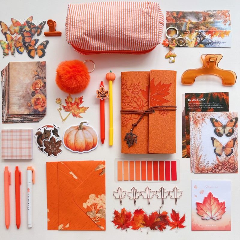 Autumn Orange Bookish Box
