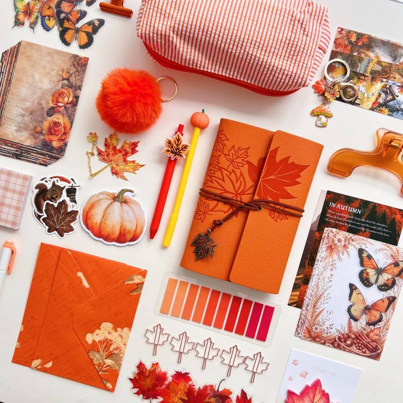 Autumn Orange Bookish Box