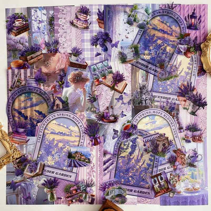 Lavender Haze Ephemera Mystery Kit 75PCS
