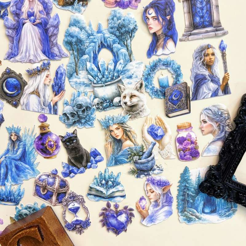Magical Winter Journal Sticker 50PCS