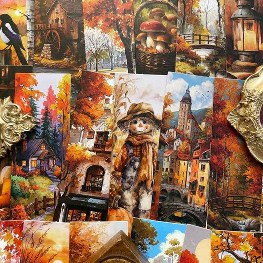 Amber Fall Note Paper 30PCS