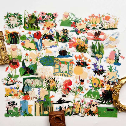Lamb Bloom Sticker 50PCS