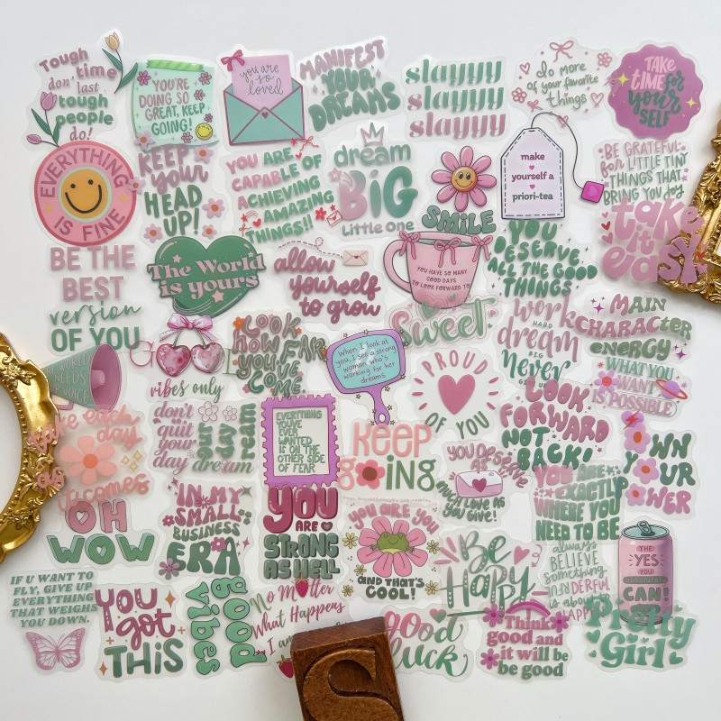 Mint Motivation Sticker 50PCS