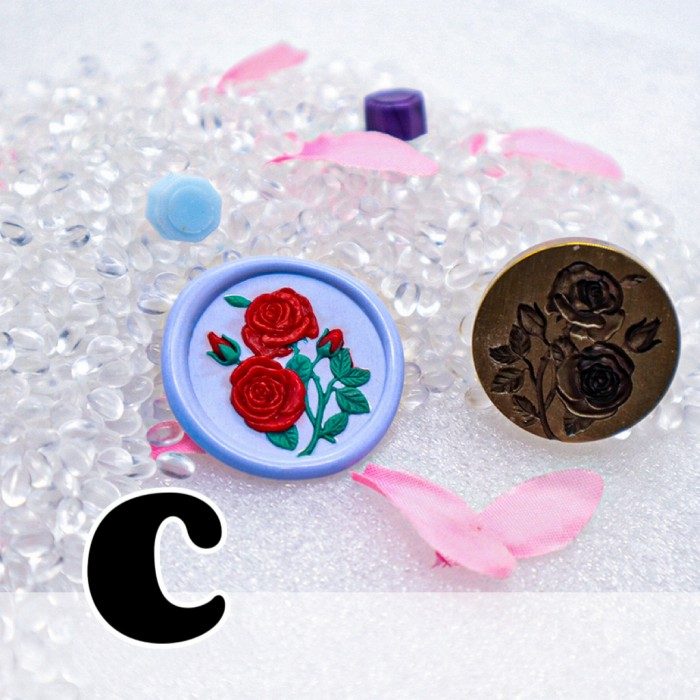 Rose Mirage Sealing Wax Stamp