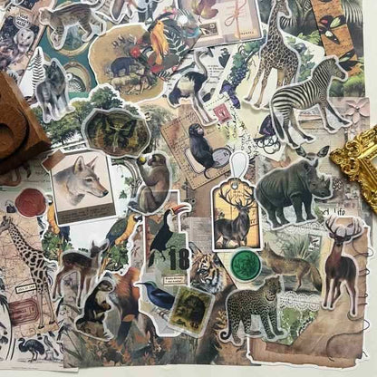 Worldly Creatures Ephemera Kit 100PCS