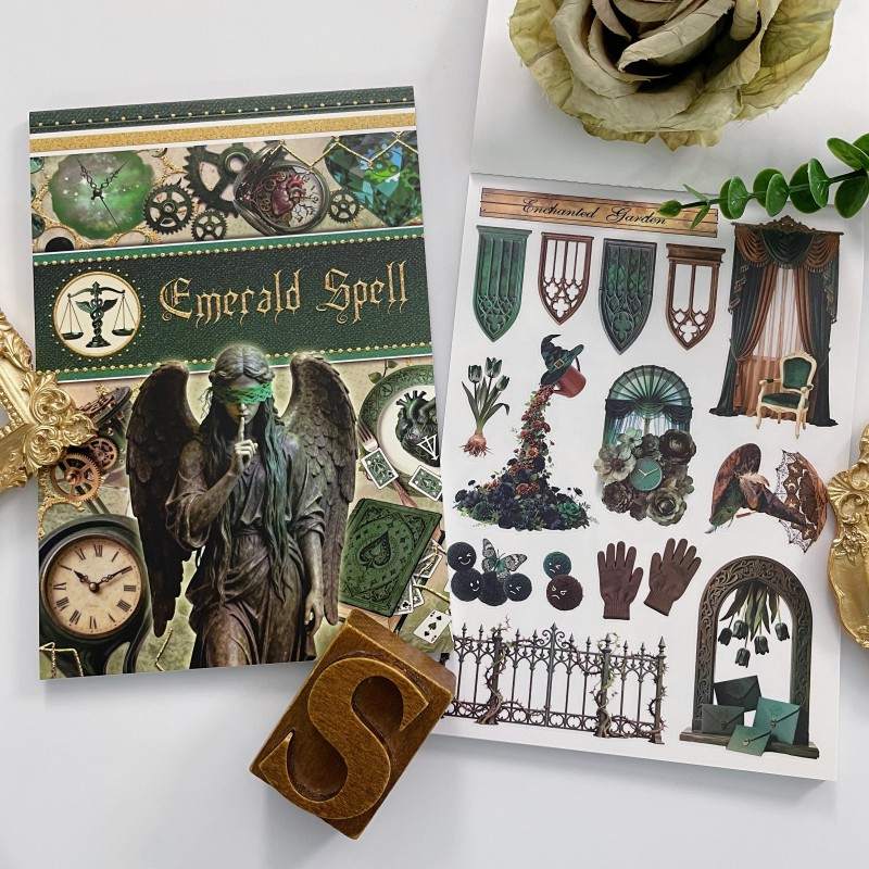 Emerald Spell Sticker Book 20Sheets