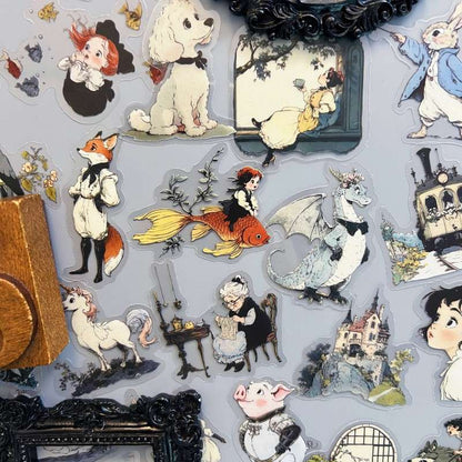 Cute Characters Sticker 50PCS