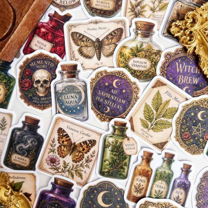 Skull Elixir Sticker 50PCS