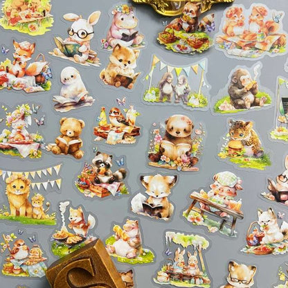 Critter Gathering Sticker 45PCS