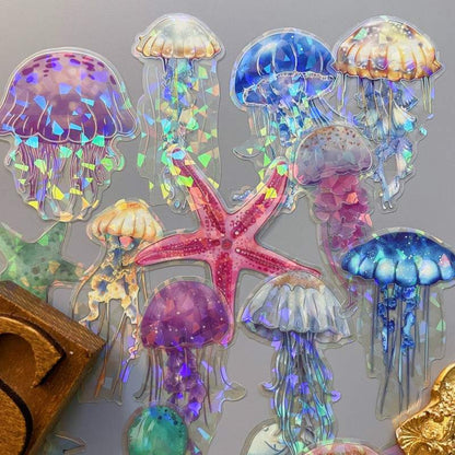 Azure Jelly Sticker 60PCS