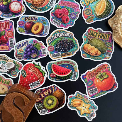 Fruit Tag Sticker 50PCS