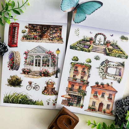 Charming Town Sticker Book 20Sheets