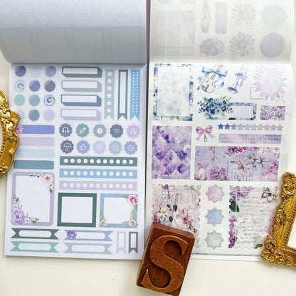 Flowing Bloom Sticker Book 24Sheets
