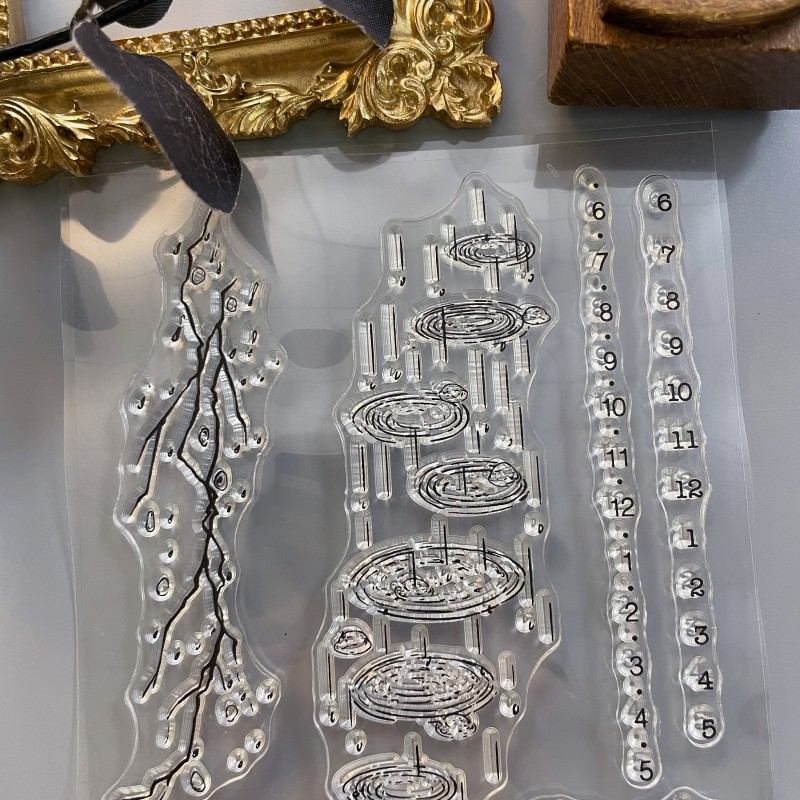 Rain Timeline Clear Stamp
