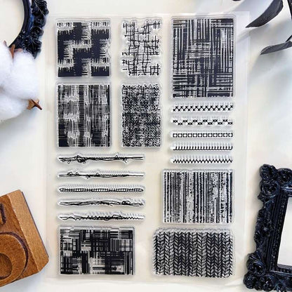 Line Symphony Clear Stamp