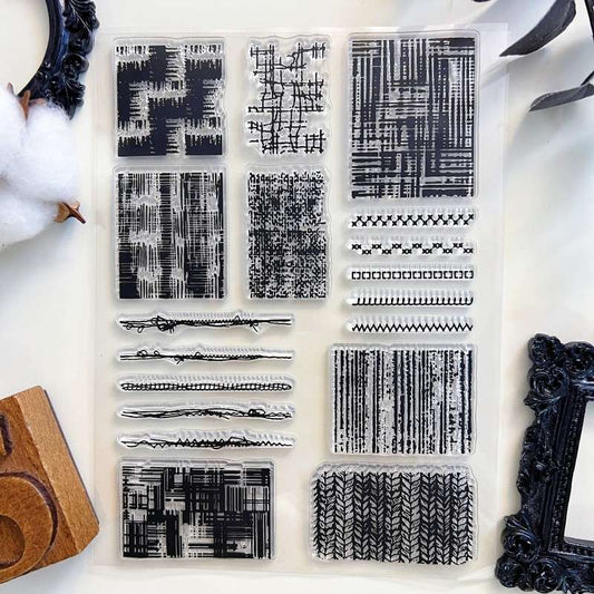 Line Symphony Clear Stamp