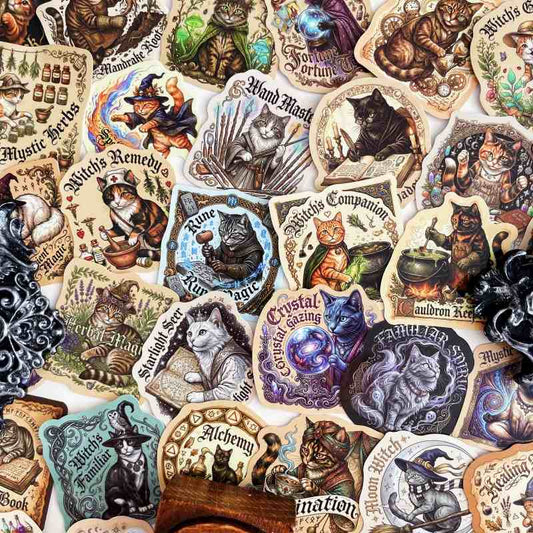 Mage Cat Sticker 50PCS