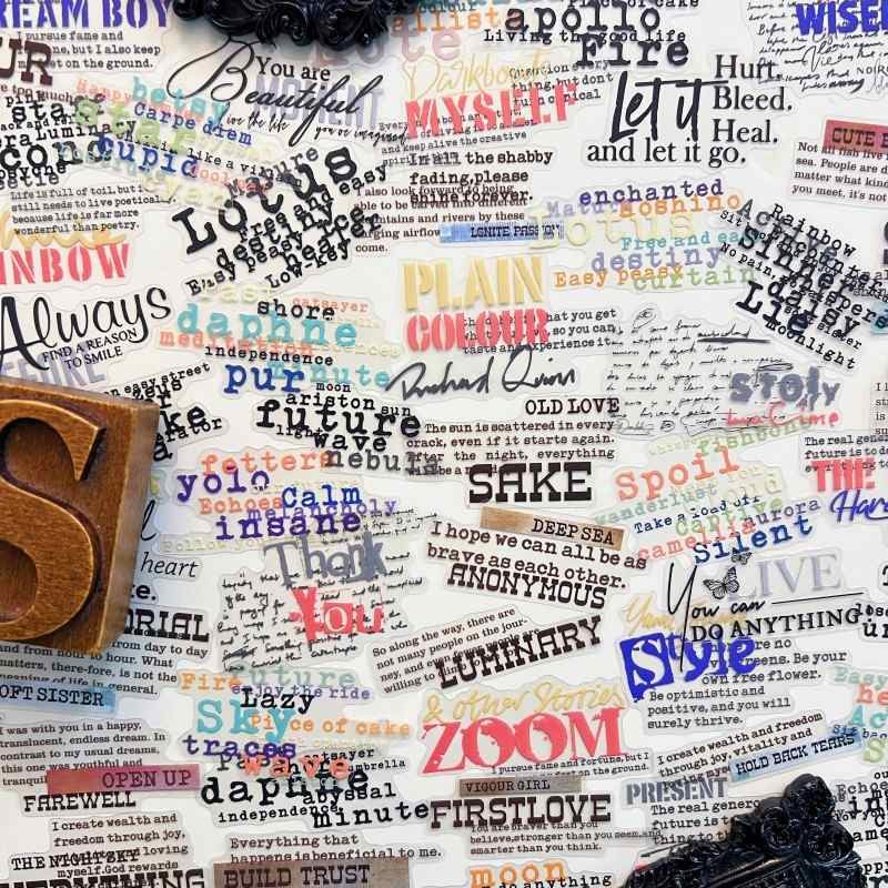 Whispers Between Words Sticker 100PCS