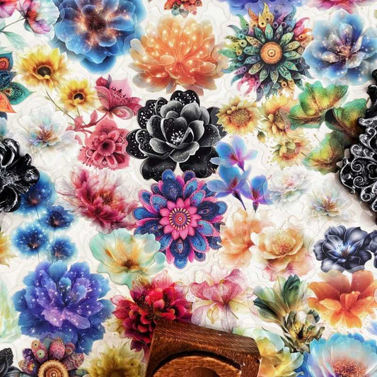 Luminous Floret Sticker 90PCS