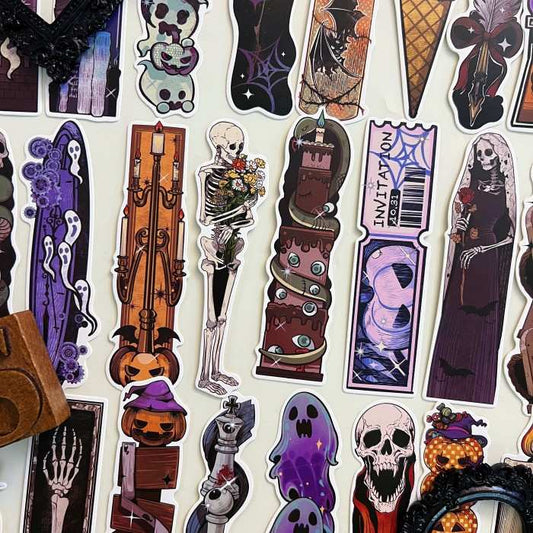 Spooky Retro Note Paper 30PCS