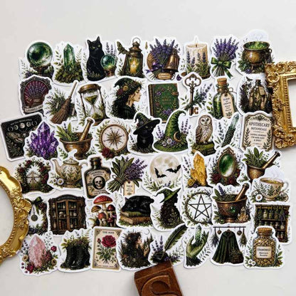 Herbal Specimen Sticker 50PCS