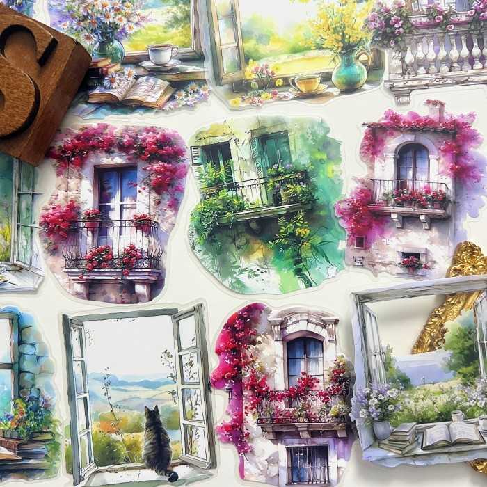 Serene Window View Sticker 20PCS